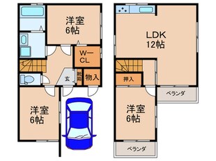 三和町2丁目戸建の物件間取画像